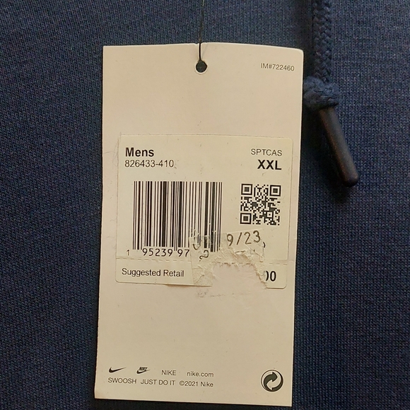 Brand New Navy Blue Nike Sweat Suit - Picture 3 of 7